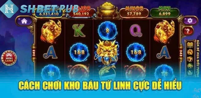 Kho Báu Tứ Linh Shbet – Game Quay Thưởng Hấp Dẫn Bậc Nhất 2 Siêu phẩm Kho Báu Tứ Linh Shbet đem đến cơ hội săn tiền online cực đã.