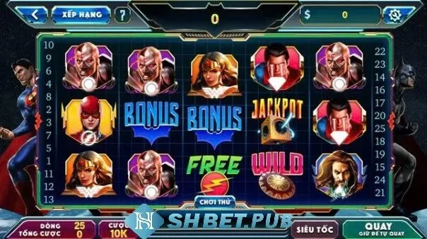 Kinh nghiệm chơi nổ hũ Justice League thắng lớn